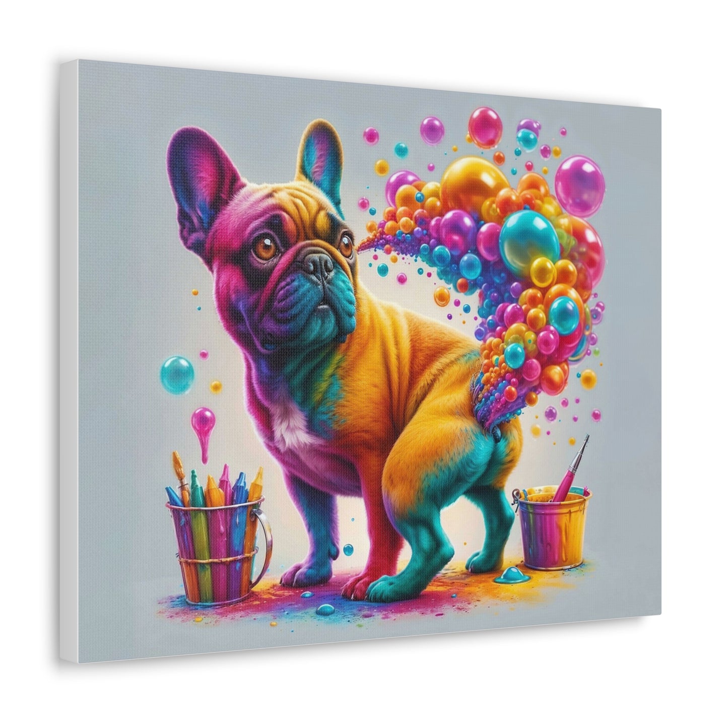 French Bulldog Gas Pass: Canvas Edition