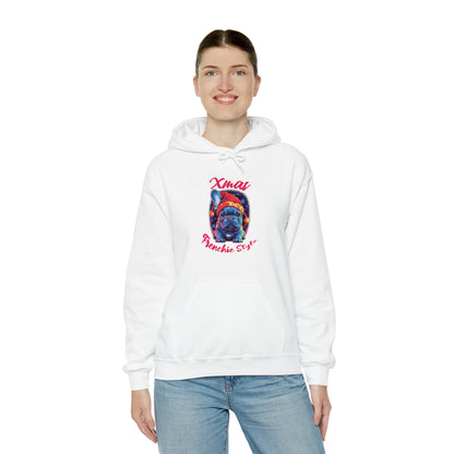 Xmas Frenchie Style Unisex Hoodie