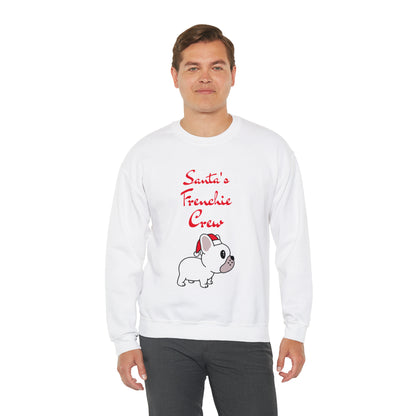 Santa's Frenchie Crew Sweater -  Unisex Sweatshirt