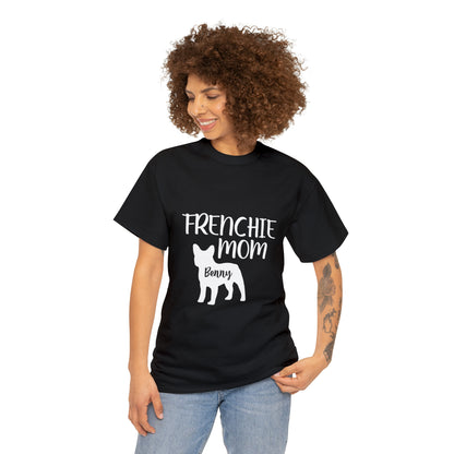 Frenchie Mom - Custom Unisex Cotton T-Shirt