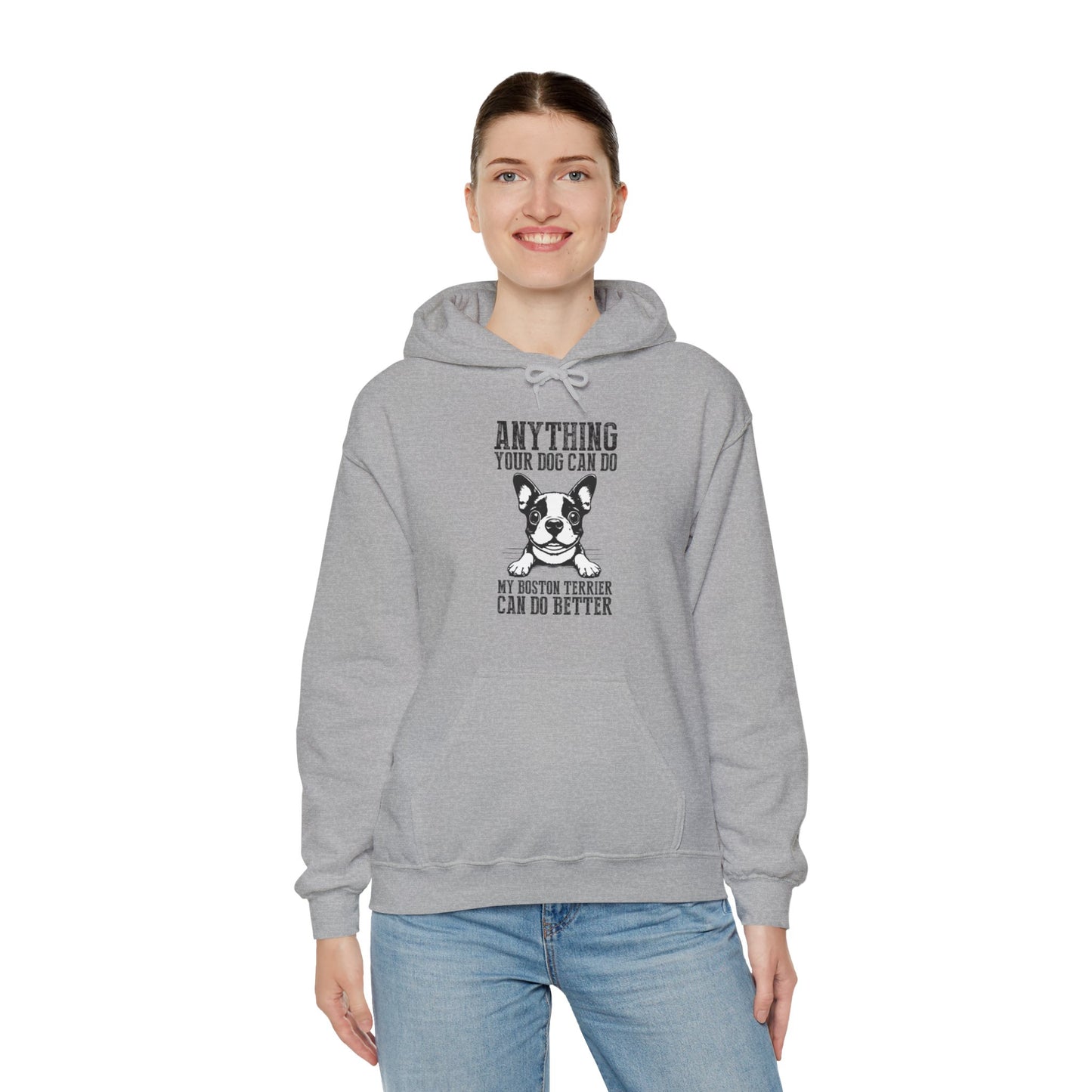 Lizzie - Unisex Hoodie for Boston Terrier lovers