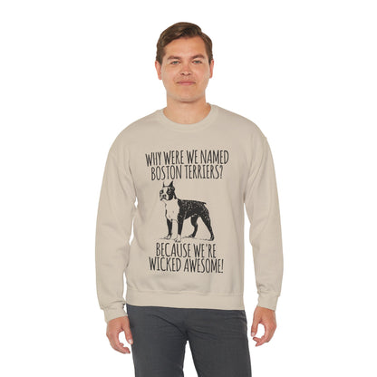 Rizzo  - Unisex Sweatshirt for Boston Terrier lovers