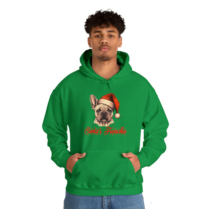 Santa's Frenchie Unisex Hoodie