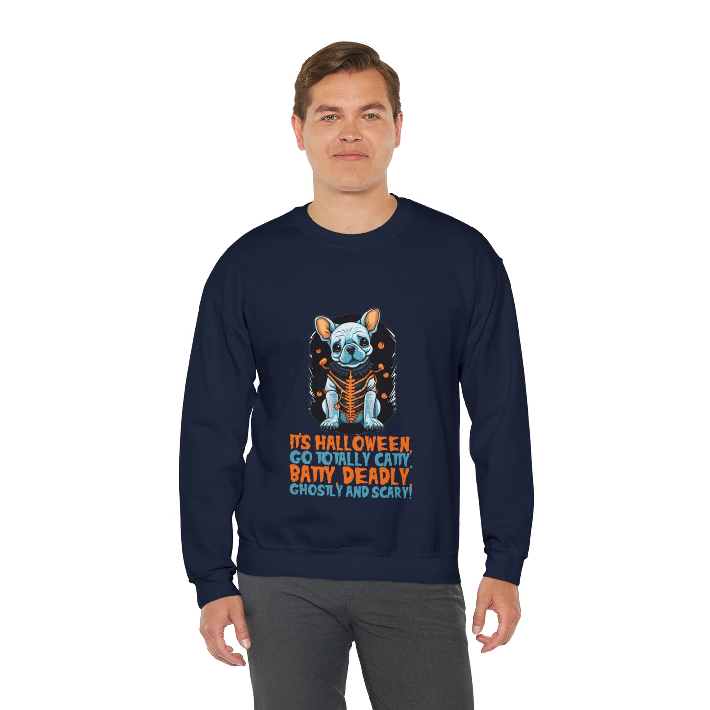 Catty Batty Halloween  Unisex Sweatshirt