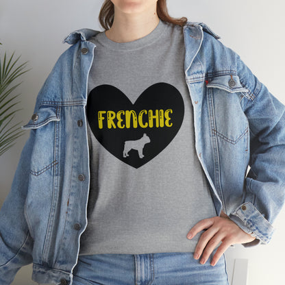 Frenchie love - Unisex Cotton T-Shirt