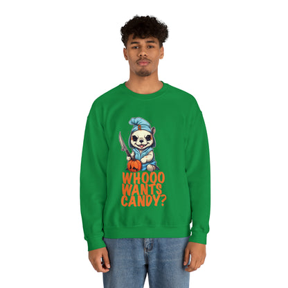 Whoo Wants Candy Halloween  Unisex Sweatshirt