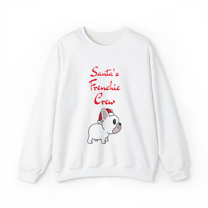 Santa's Frenchie Crew Sweater -  Unisex Sweatshirt