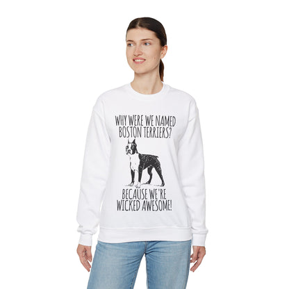 Rizzo  - Unisex Sweatshirt for Boston Terrier lovers