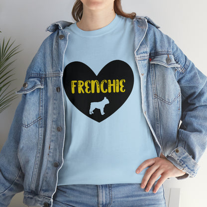 Frenchie love - Unisex Cotton T-Shirt