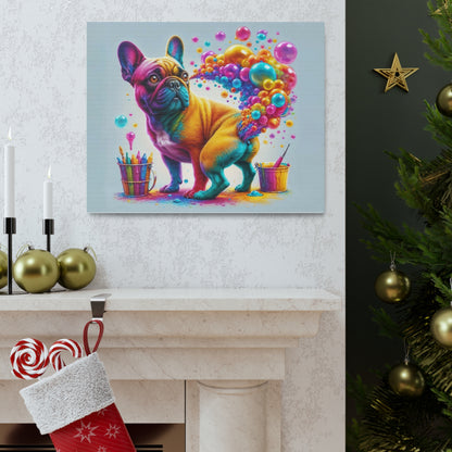 French Bulldog Gas Pass: Canvas Edition