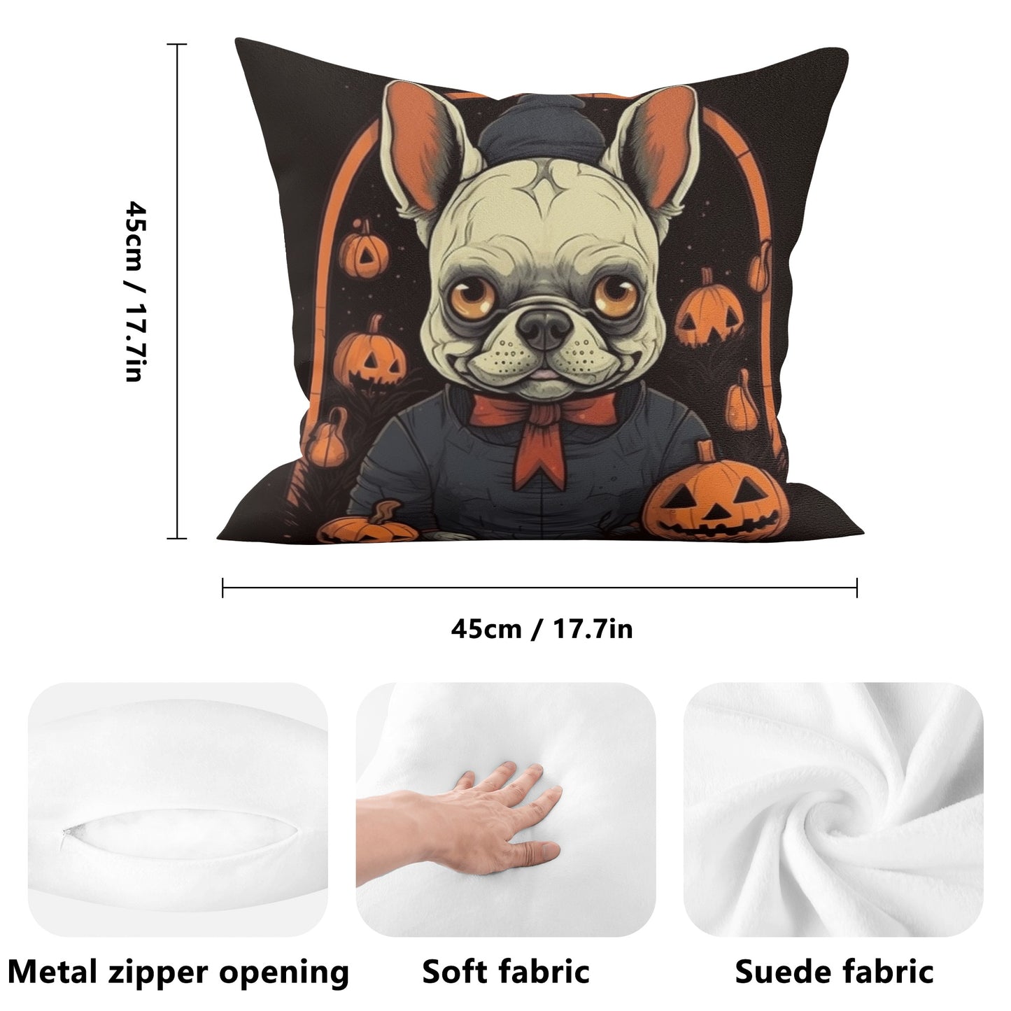 Halloween hat -Double Side Printing Pillow Cover