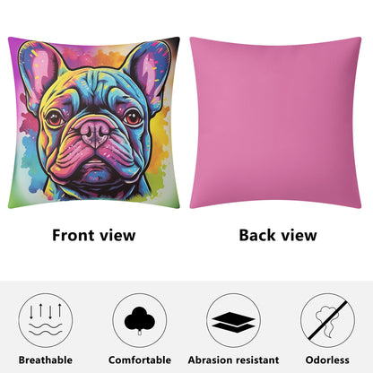 Adorable Frenchie Face - Pillow Cover