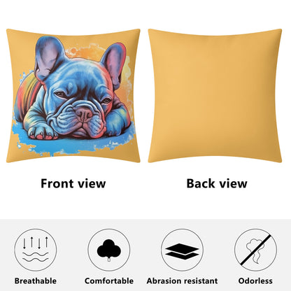 Lazy Frenchie  - Pillow Cover