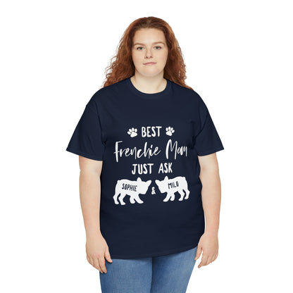 Ask my Frenchies - personalized T-shirt wit Frenchies names