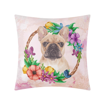 Custom Pillow with Frenchie picture