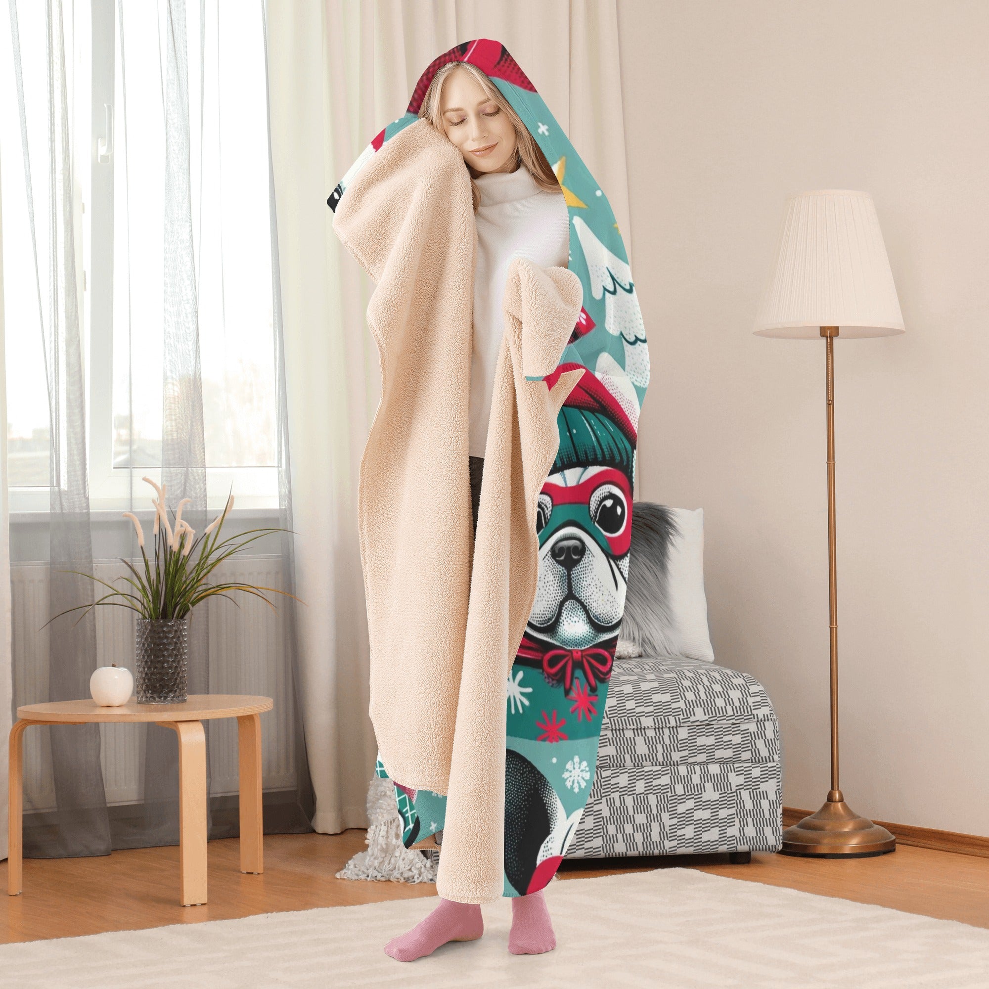 Hooded best sale throw blanket