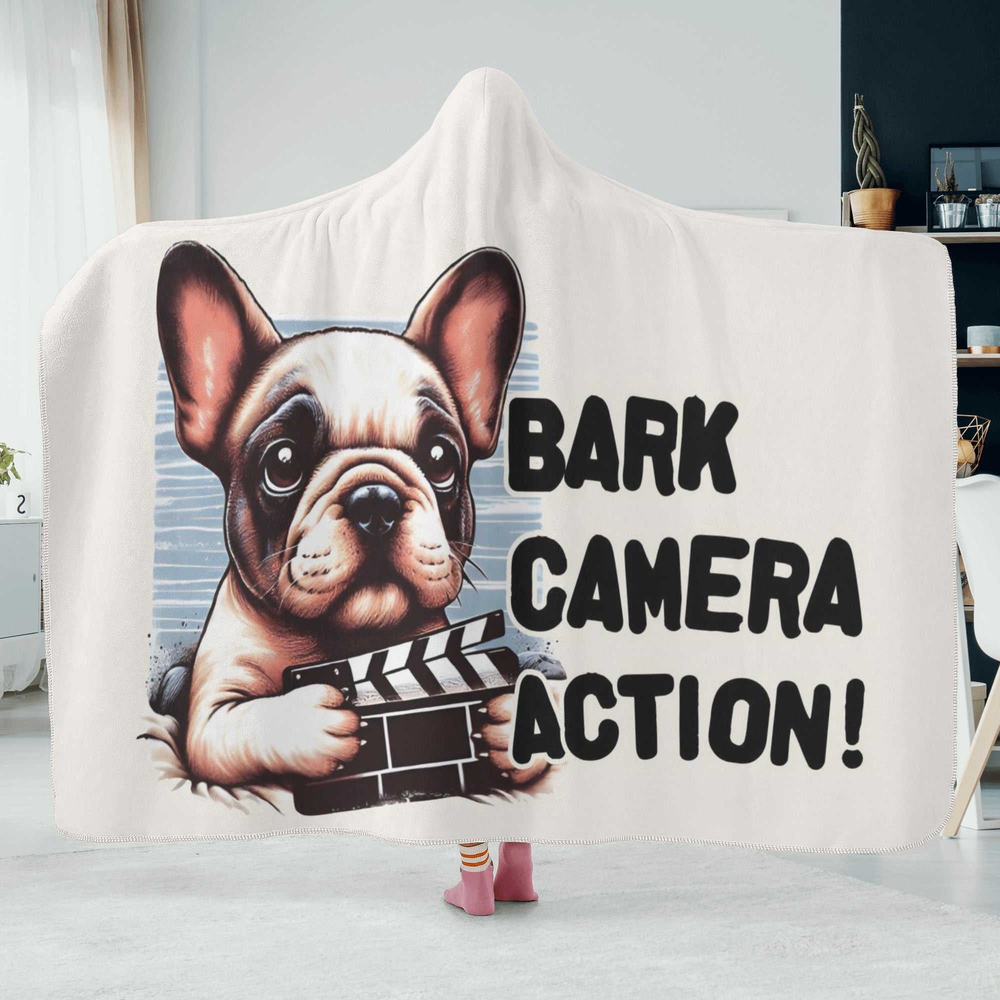 Frenchie blanket hoodie hot sale