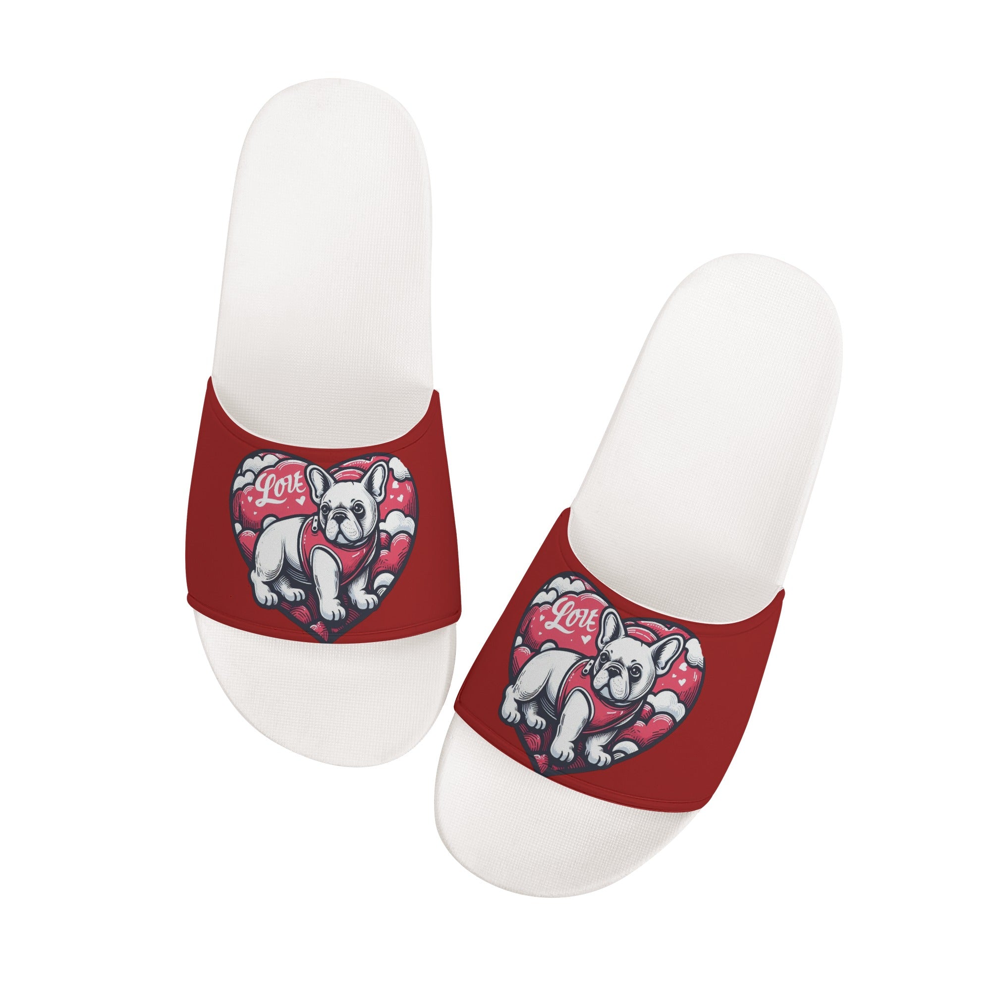 French store bulldog sandals