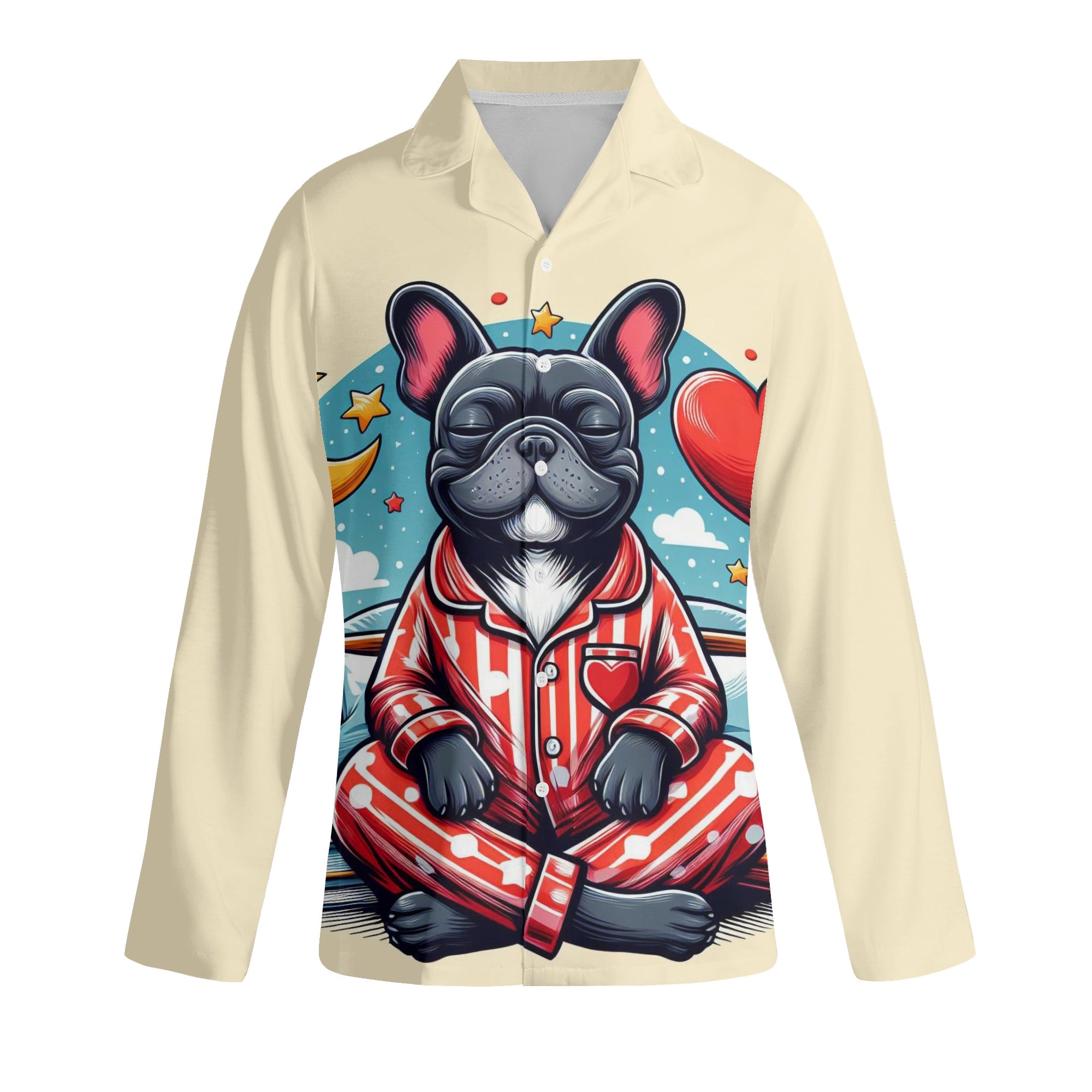 French bulldog print pajamas hotsell
