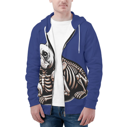 Ace - All Over Print Zip Up Hoodie