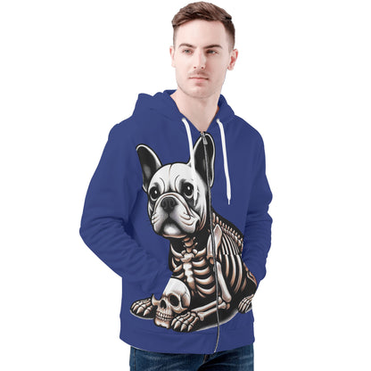 Ace - All Over Print Zip Up Hoodie