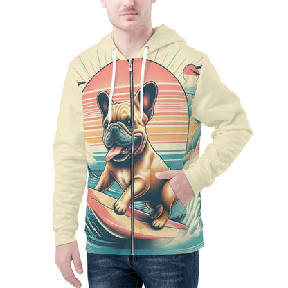 Finn - All Over Print Zip Up Hoodie