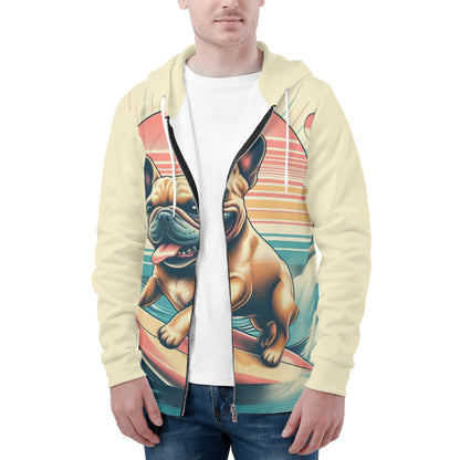 Finn - All Over Print Zip Up Hoodie