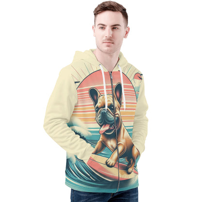 Finn - All Over Print Zip Up Hoodie