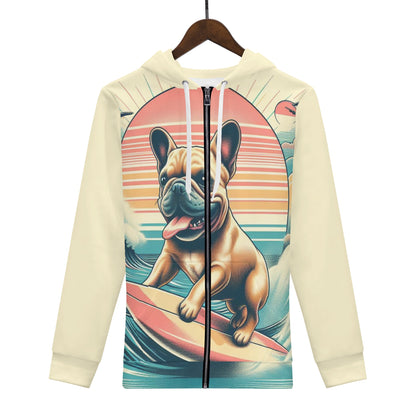 Finn - All Over Print Zip Up Hoodie