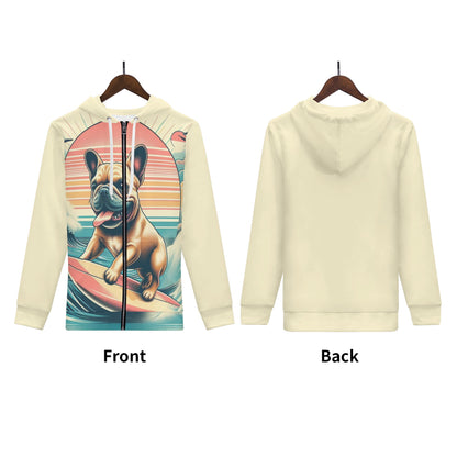 Finn - All Over Print Zip Up Hoodie