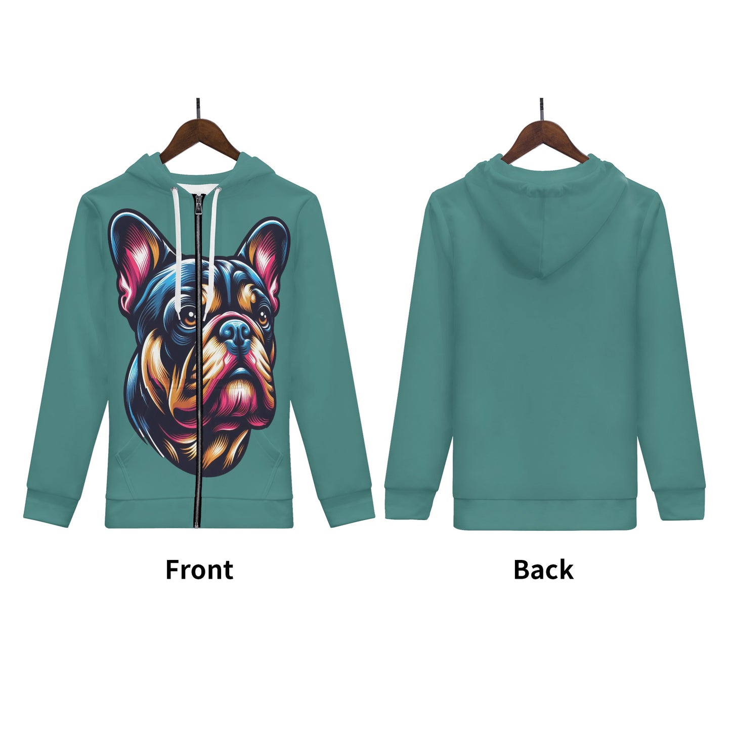 Bentley - All Over Print Zip Up Hoodie