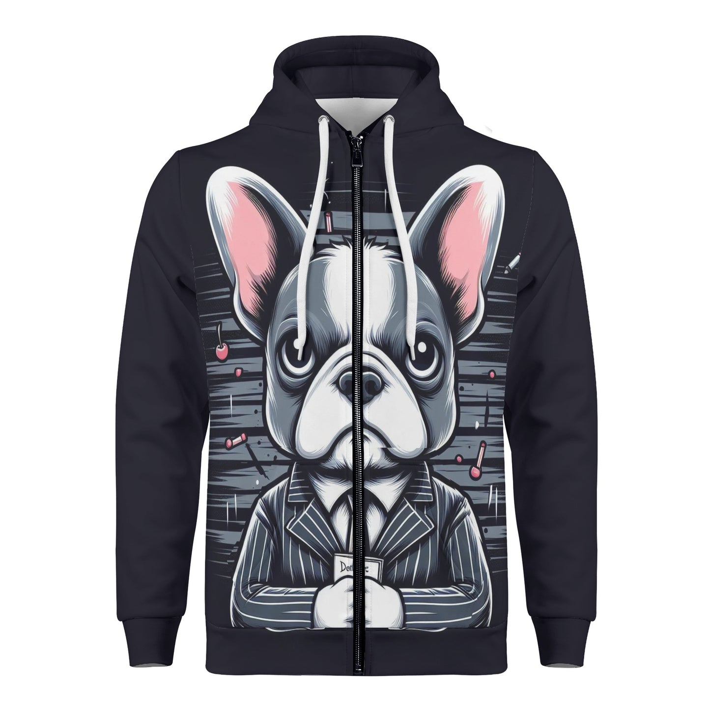 Murphey - All Over Print Zip Up Hoodie