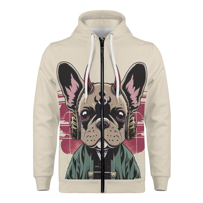 Joey - All Over Print Zip Up Hoodie