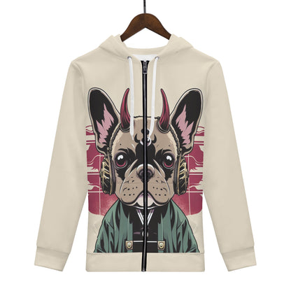 Joey - All Over Print Zip Up Hoodie