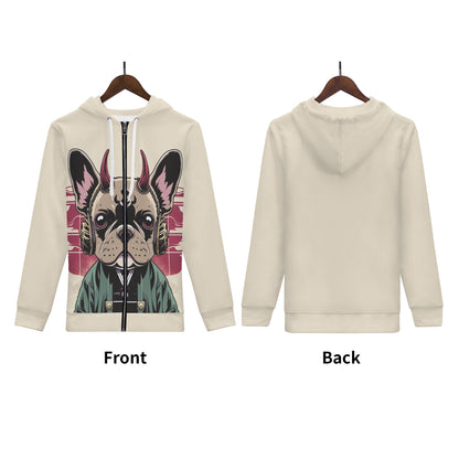 Joey - All Over Print Zip Up Hoodie