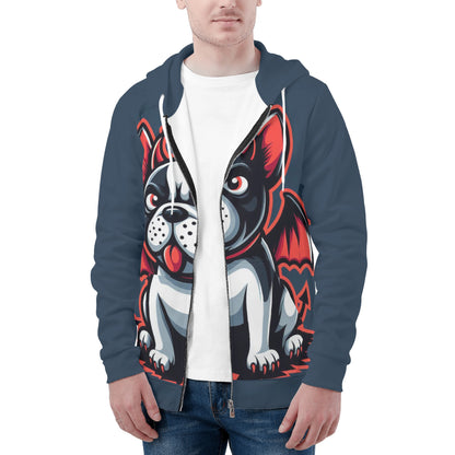 Leo - All Over Print Zip Up Hoodie