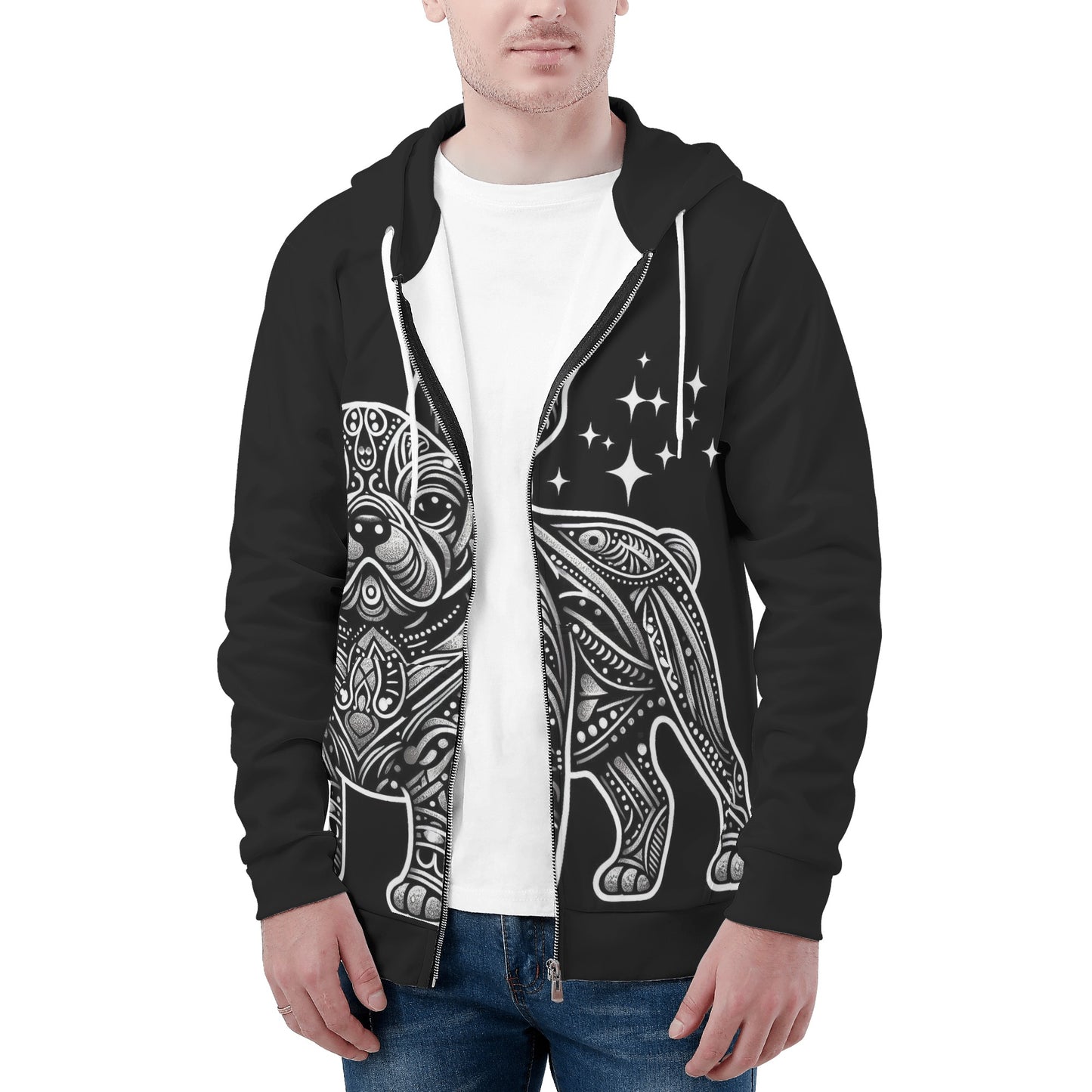 Winnie - All Over Print Zip Up Hoodie