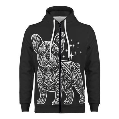 Winnie - All Over Print Zip Up Hoodie