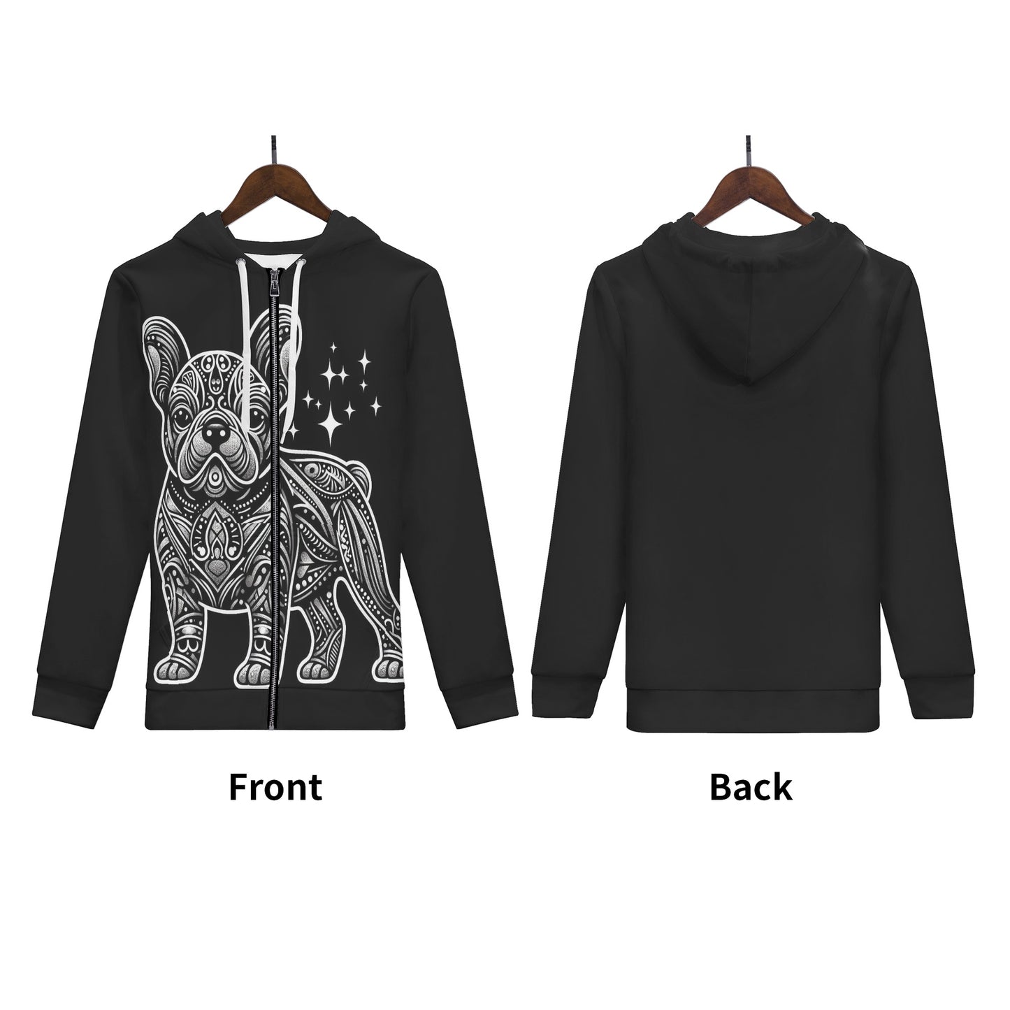 Winnie - All Over Print Zip Up Hoodie