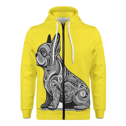 Lucy - All Over Print Zip Up Hoodie