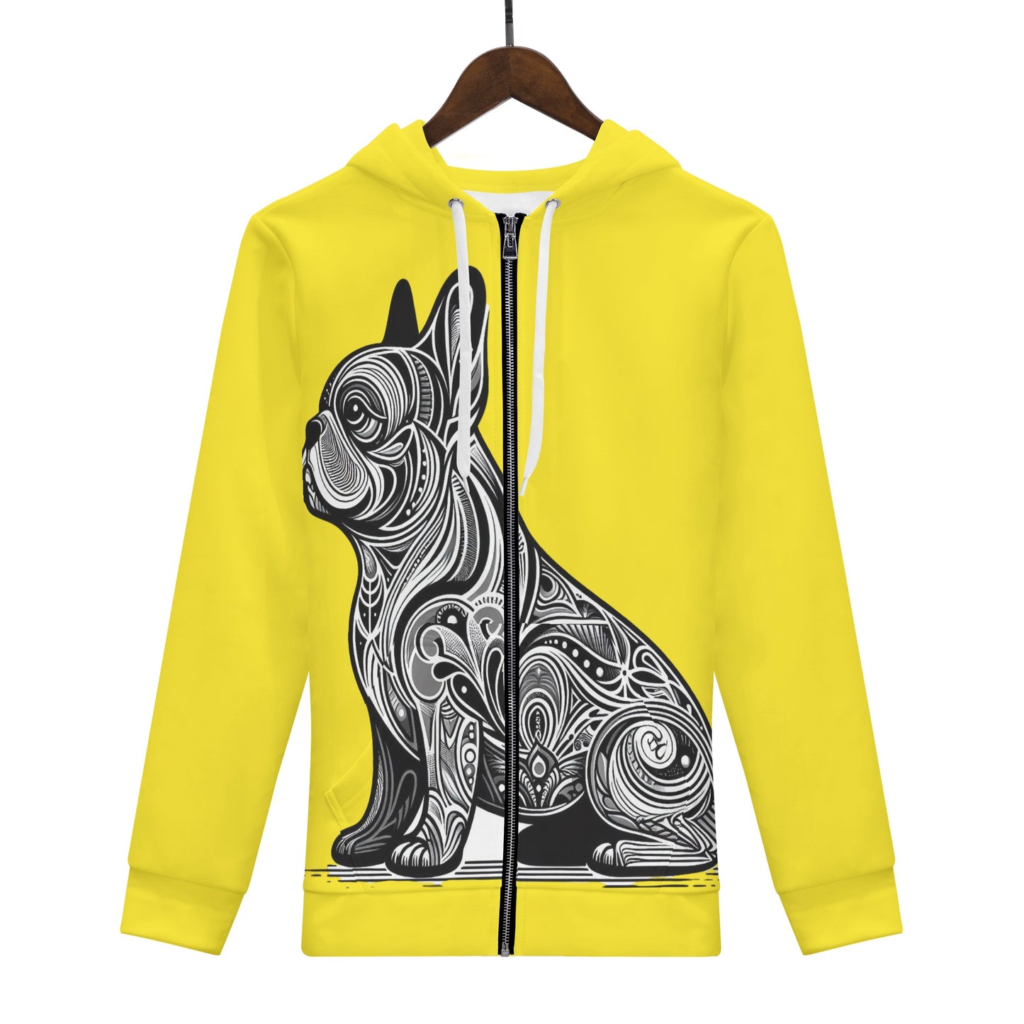 Lucy - All Over Print Zip Up Hoodie