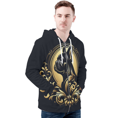 Bailey - All Over Print Zip Up Hoodie