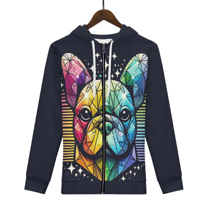 Mia - All Over Print Zip Up Hoodie