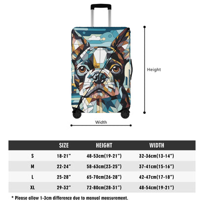 Baxter - Luggage Cover for Boston Terrier lovers