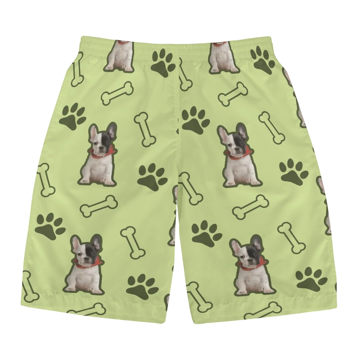 Custom Mens All Over Print Shorts with French Bulldog image