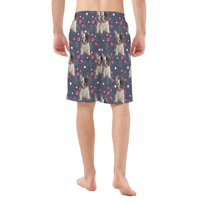 Custom Mens All Over Print Shorts with French Bulldog image