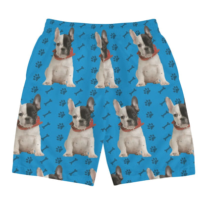 Custom Mens All Over Print Shorts with French Bulldog image