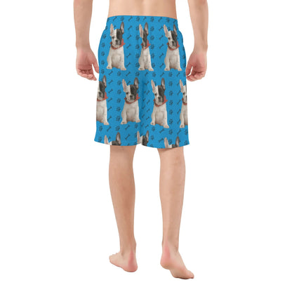 Custom Mens All Over Print Shorts with French Bulldog image