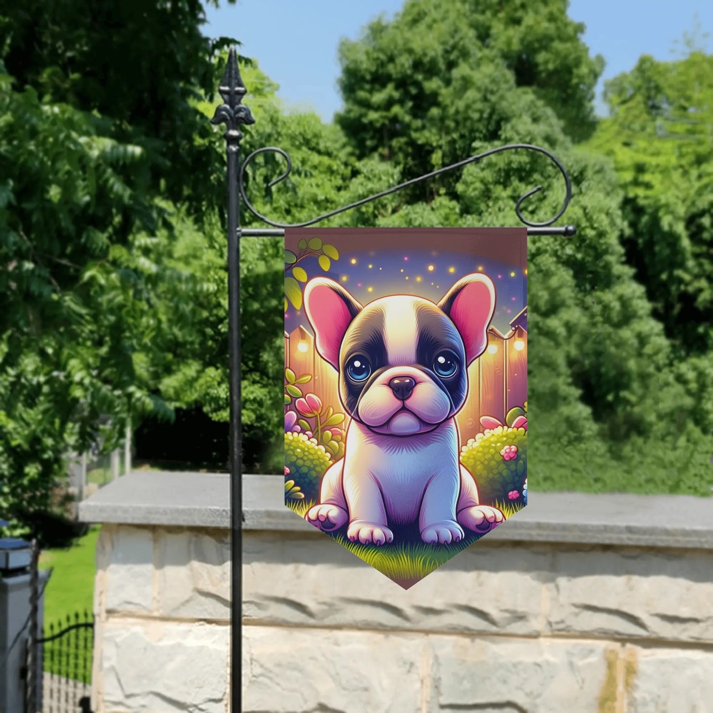 Milo  -  Garden Flag Banner