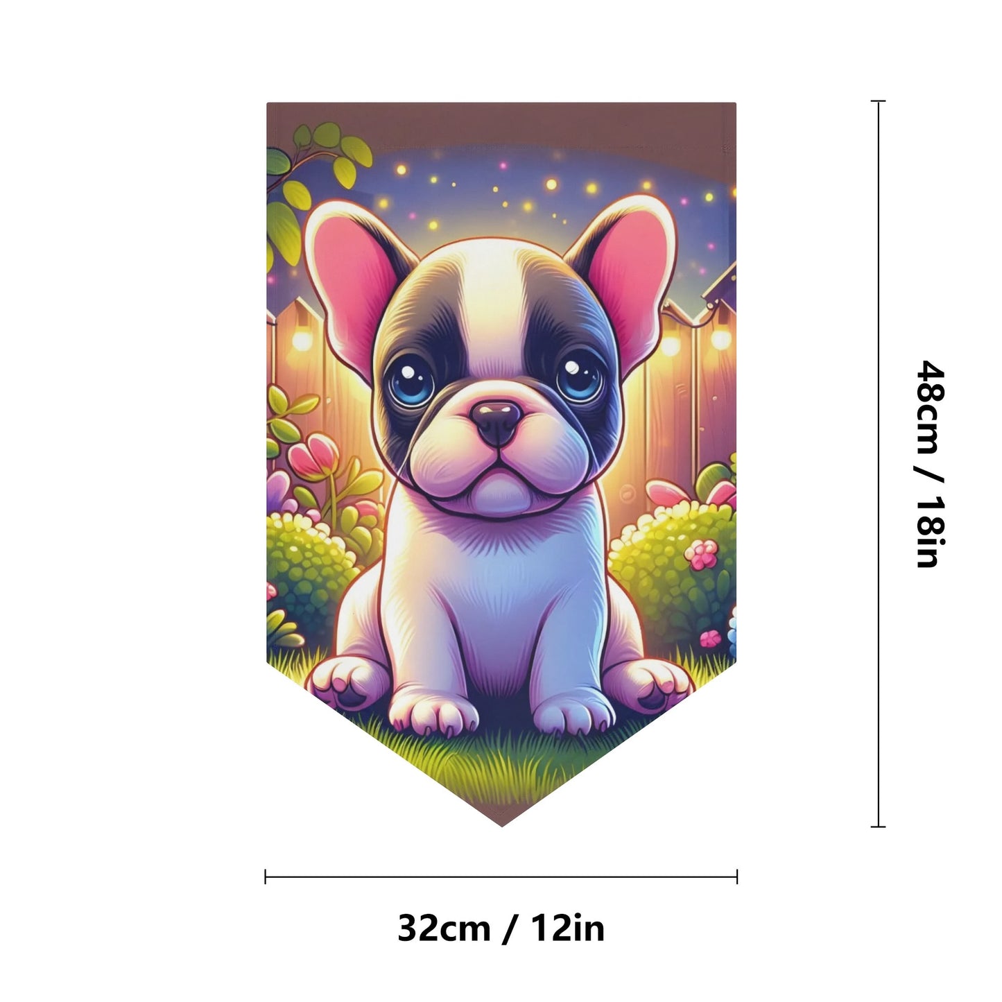 Milo  -  Garden Flag Banner